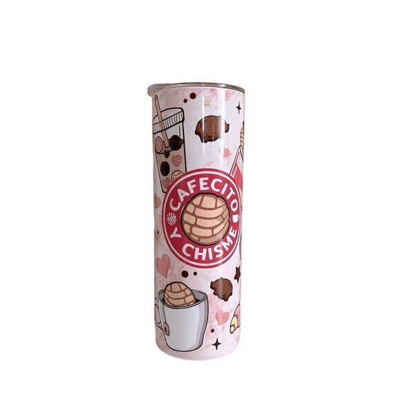 Cafecito y chisme tumbler NWT - Picture 1 of 4